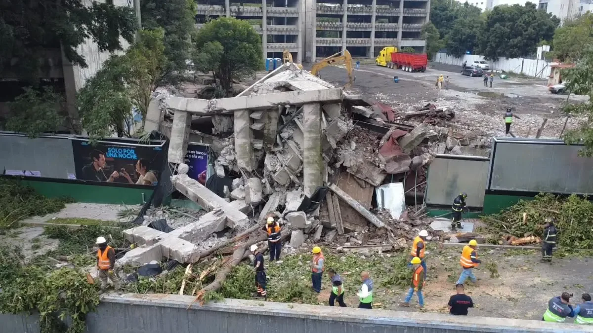 Las intensas lluvias provocaron el desplome de un árbol que derribó parte de una construcción deshabitada.