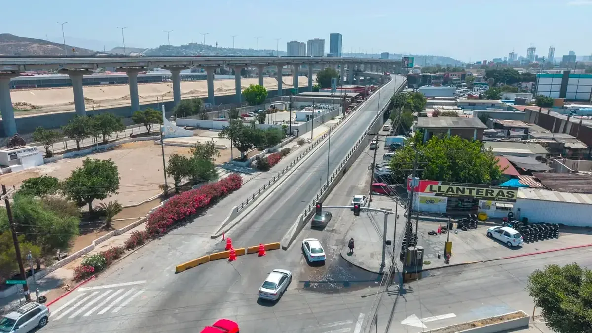 La reapertura del puente mejora la movilidad en Tijuana tras una semana de trabajos intensivos.