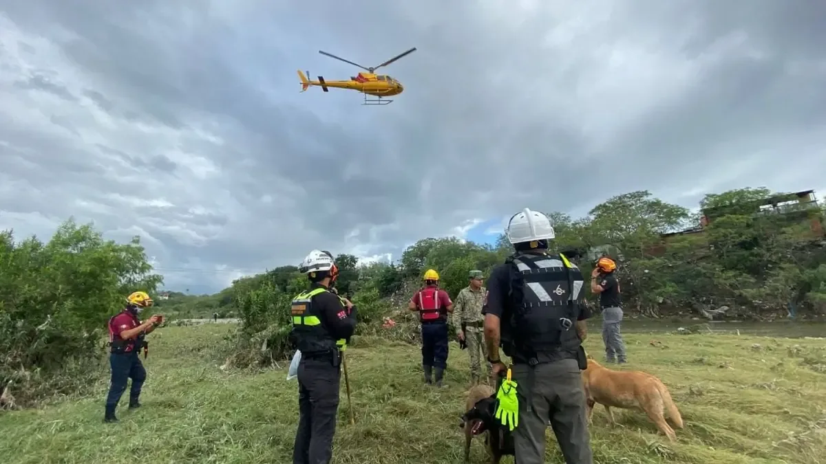 Continuarán las labores de rescate tras su desaparición durante las lluvias.