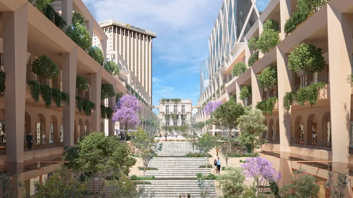 Este nuevo centro comercial incluirá oficinas, áreas públicas y un helipuerto, transformando la colonia Juárez.
