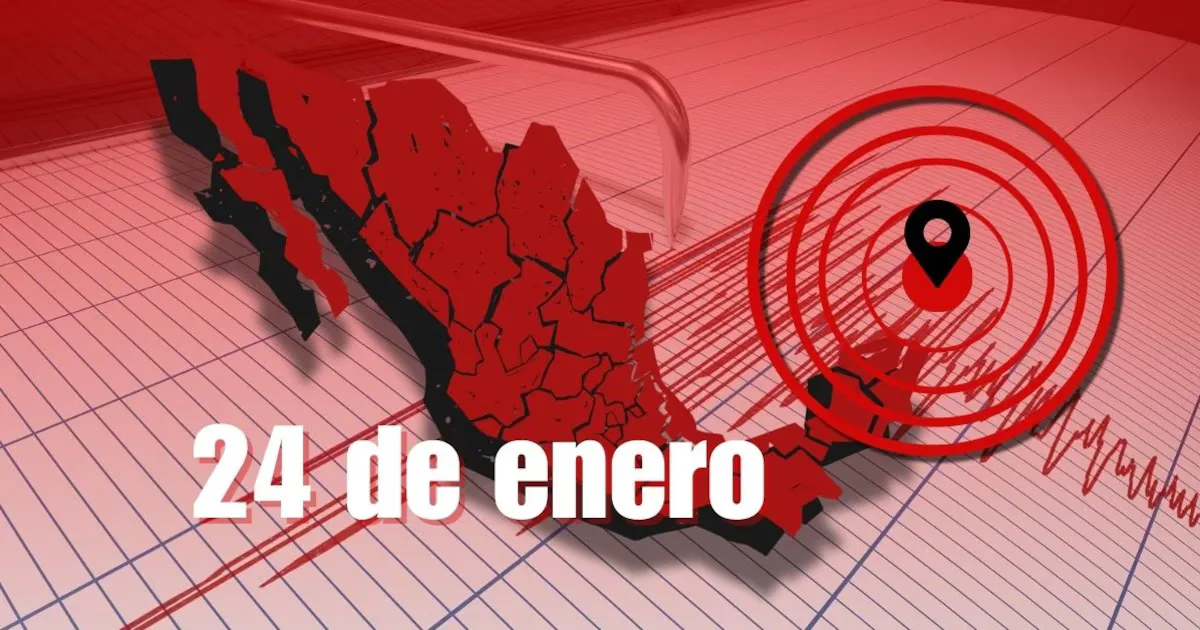 Registro de actividad sísmica del Servicio Sismológico Nacional en México.