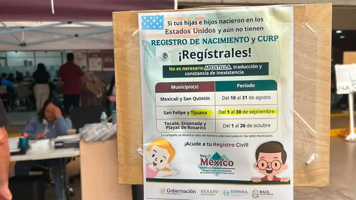 La campaña ‘Soy México’ brinda una oportunidad de nacionalidad a niños nacidos en el extranjero, apoyando a familias en la frontera.