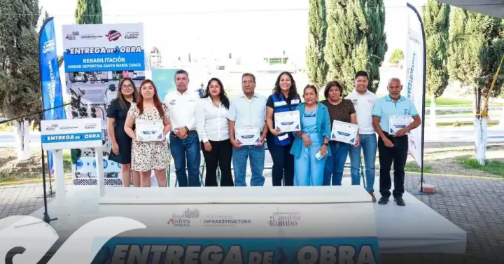La remodelación busca mejorar el entorno deportivo y social para las familias de la localidad.