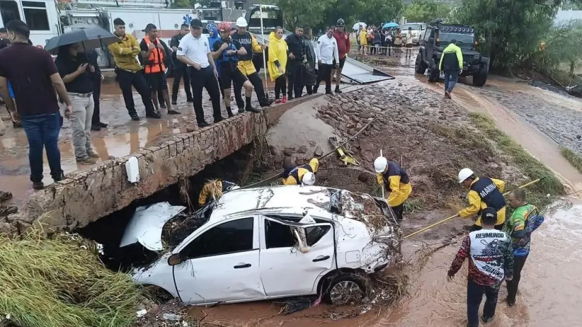 Las lluvias intensas han provocado severas afectaciones en varias localidades de Sonora.