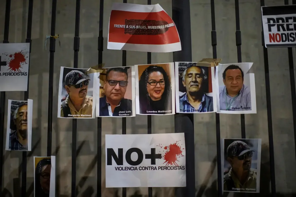 Reporteros Sin Fronteras destaca el riesgo que enfrentan los periodistas en México.