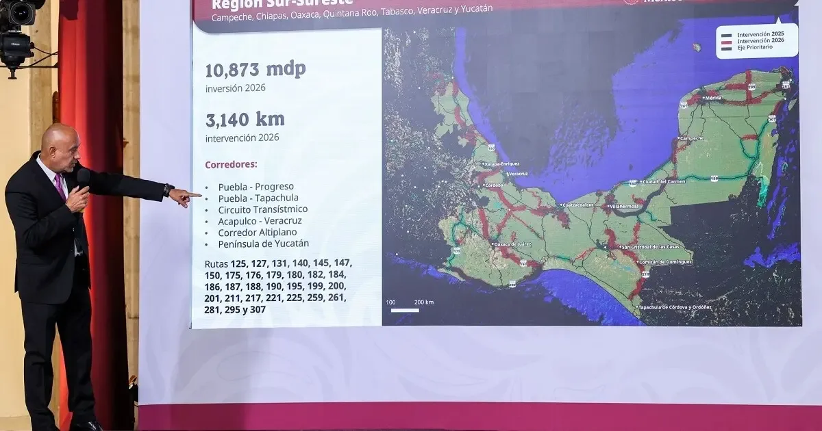 Representación del Mega Bachetón 2026 por la Secretaría de Infraestructura.