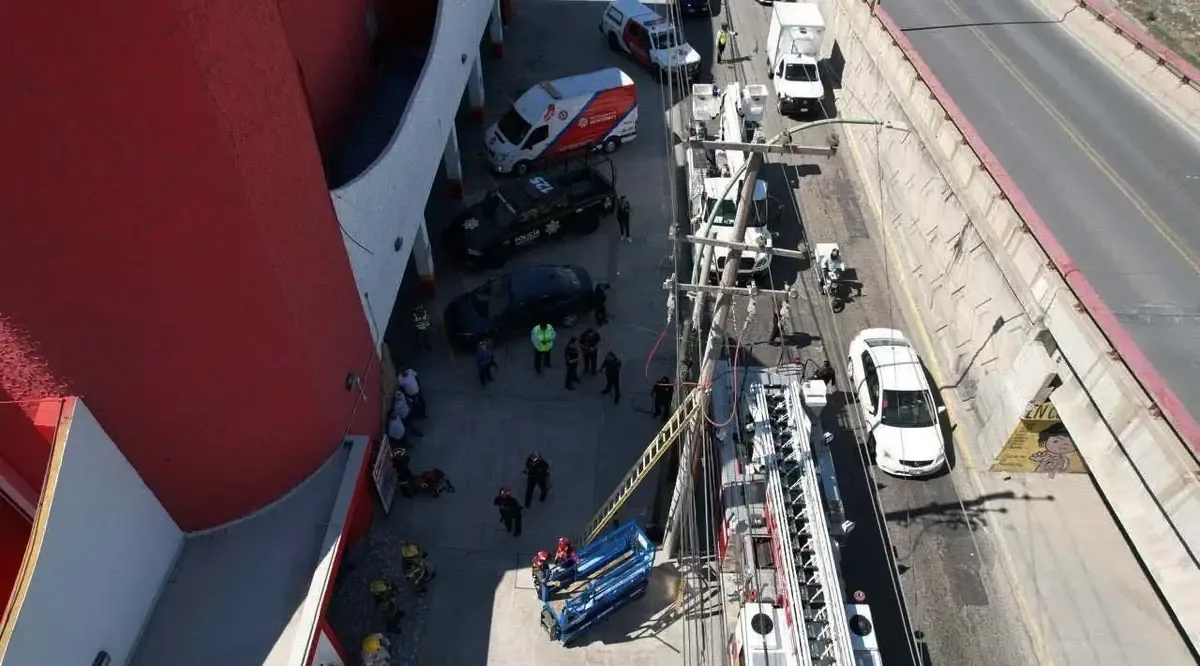 La intervención oportuna de las autoridades evitó una tragedia en la colonia Del Norte.