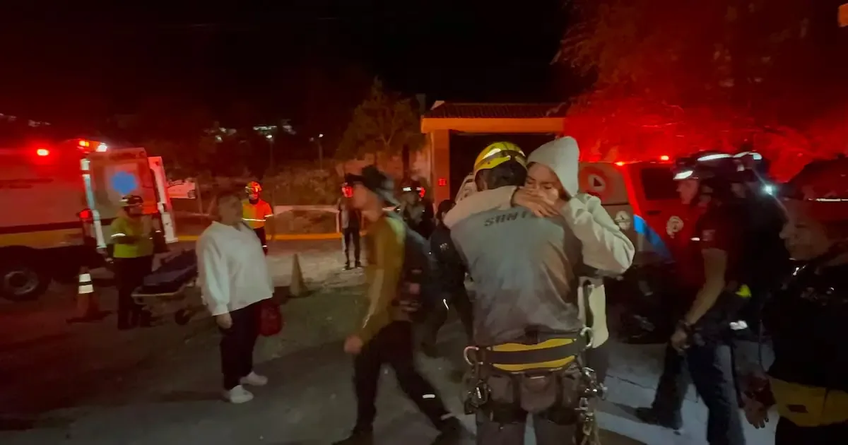 Un intenso operativo salvó a Ximena, quien sufrió problemas de salud tras su caída.