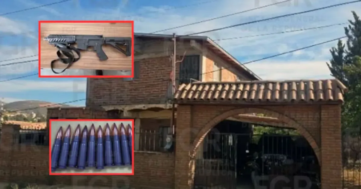 La víctima logró escapar y las autoridades aseguraron armamento durante el operativo en Tecate, Baja California.