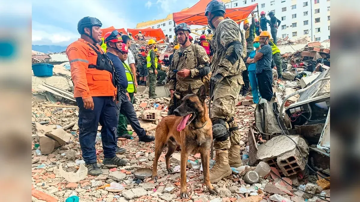 Más de 2,200 rescatistas de 27 países trabajan juntos tras los terremotos en Venezuela.