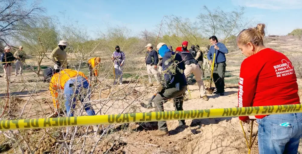 "Restos humanos encontrados en Baja California relacionados con el Cártel de Sinaloa."