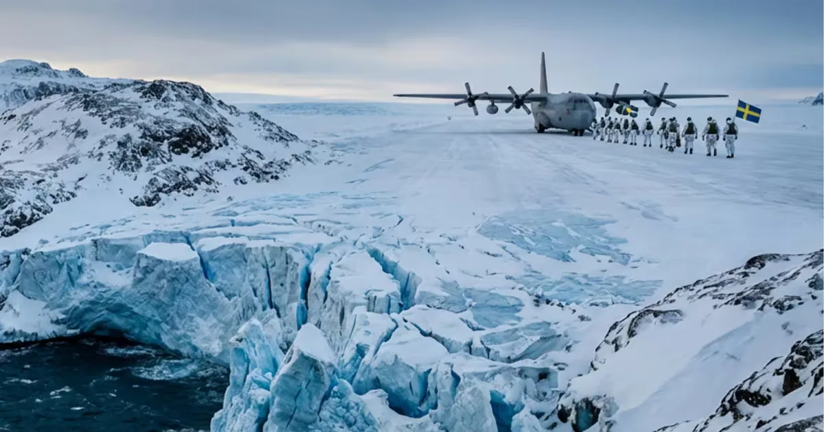 "Retiro del Ejército de Suecia en Groenlandia marca cambio estratégico."