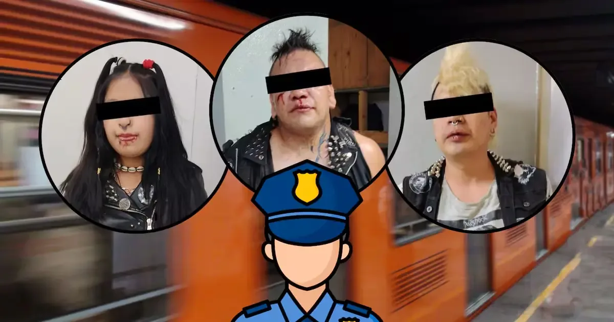 Los detenidos intentaron ingresar sin pagar y respondieron con violencia a la autoridad en la estación Buenavista del Metro.