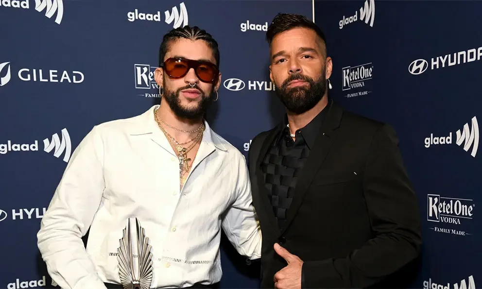 "Ricky Martin celebra el triunfo de Bad Bunny en los Premios Grammy 2026."