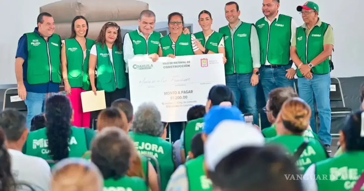 La nueva entrega de insumos para la construcción busca facilitar mejoras en viviendas de sectores vulnerables de Torreón.