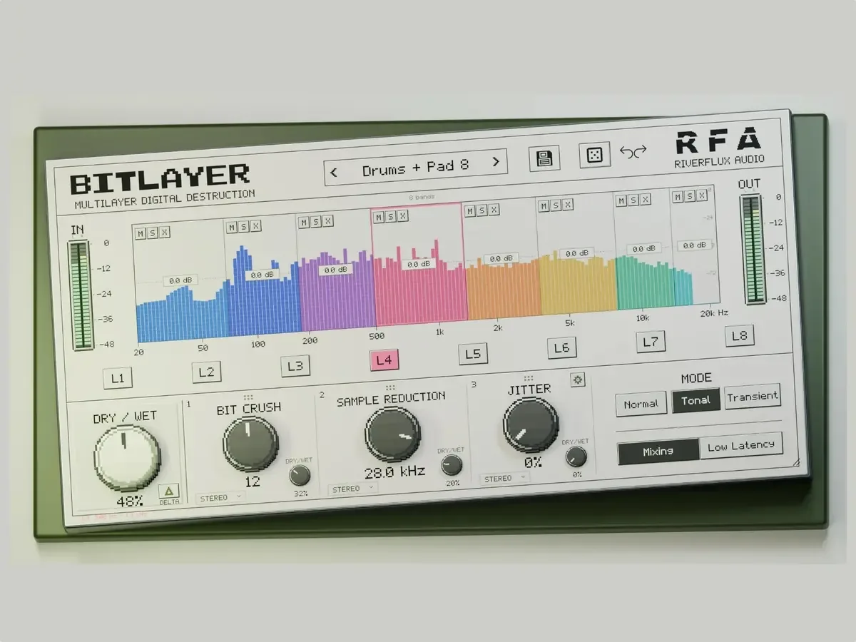 El nuevo plugin permite un control avanzado en la degradación del audio, diseñado para distintas plataformas.