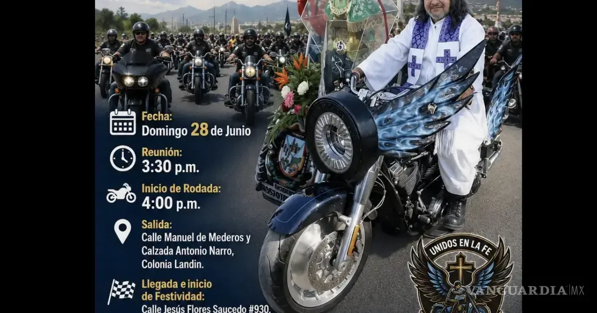 Motociclistas se reúnen para recordar al sacerdote conocido por su conexión con la comunidad y su legado social.
