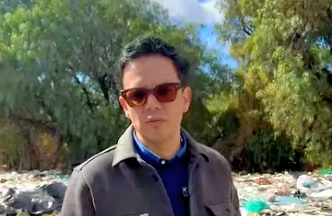 Rodrigo Reyes Mugüerza realiza recorrido de prevención de incendios en Bracho.