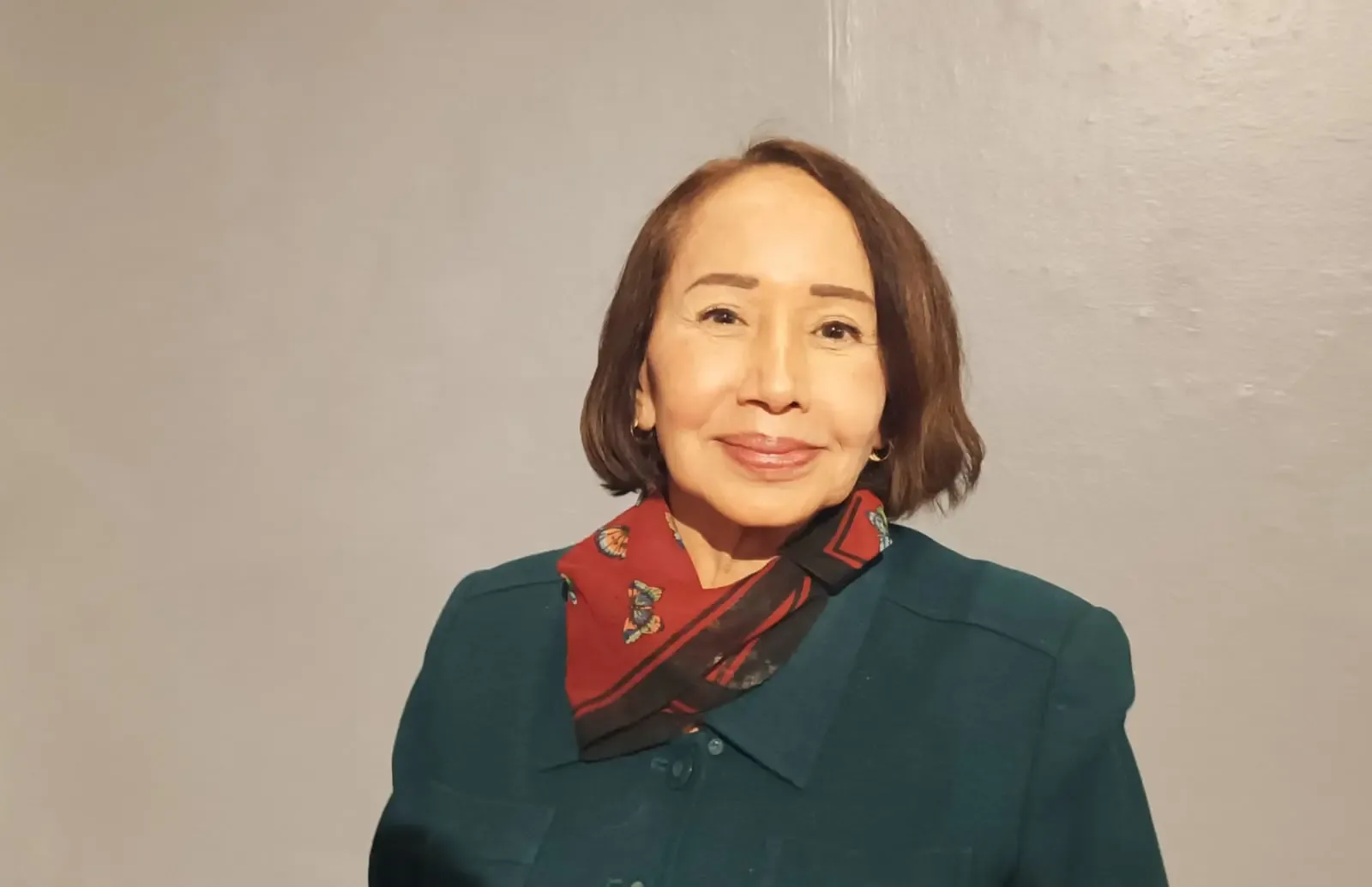 Ruth Vargas Leyva durante el homenaje en la Casa de la Cultura Tijuana.