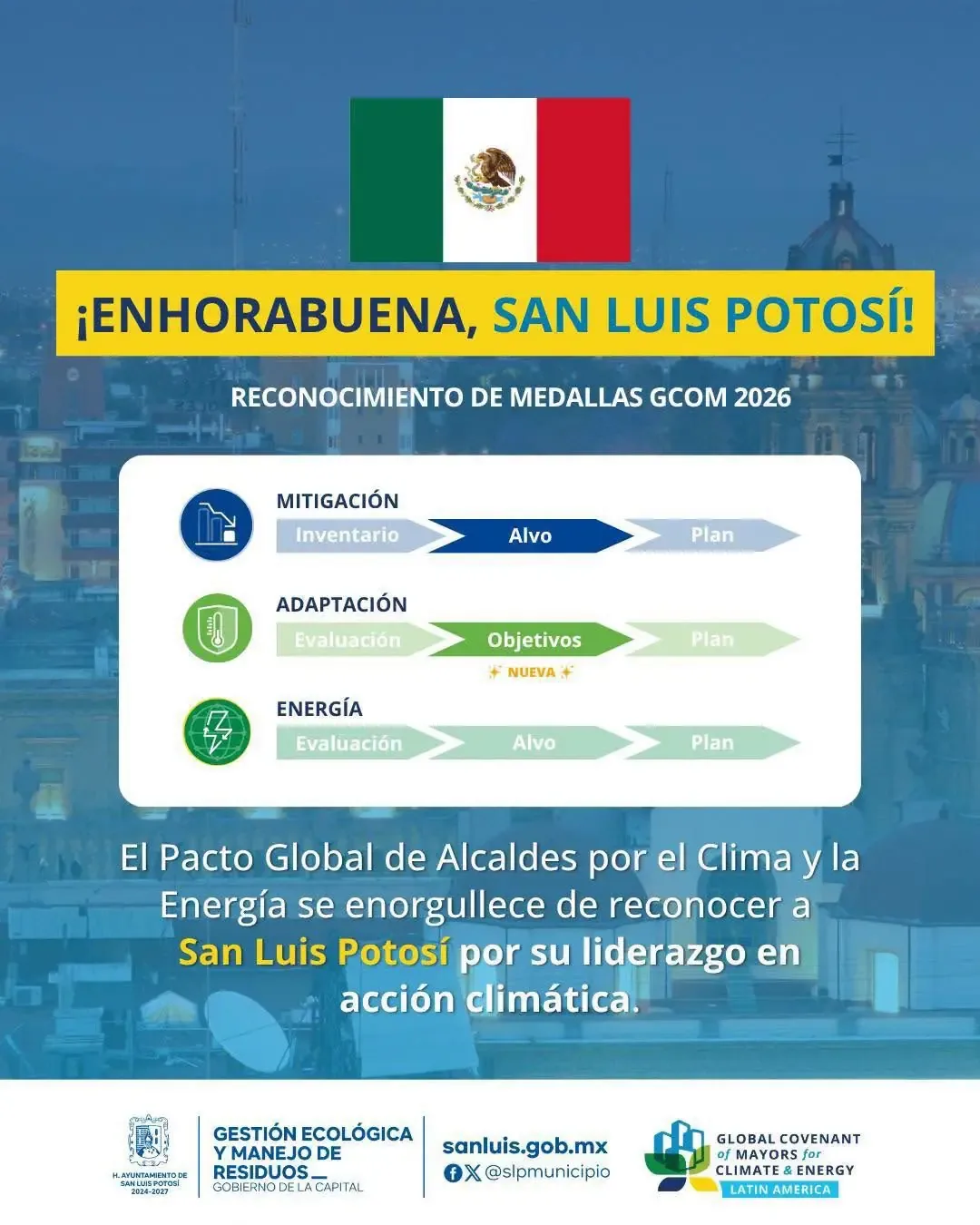 Este reconocimiento resalta los esfuerzos del municipio en sostenibilidad y protección del medio ambiente.