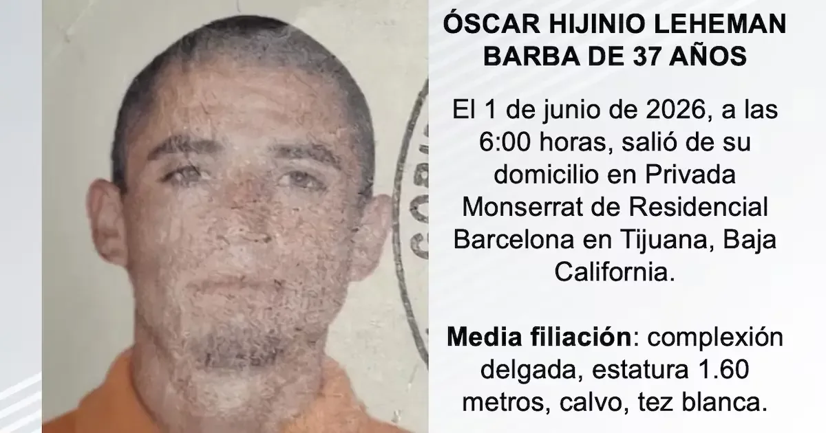 La Fiscalía pide ayuda para encontrar a un hombre de 37 años, visto por última vez el 1 de junio.