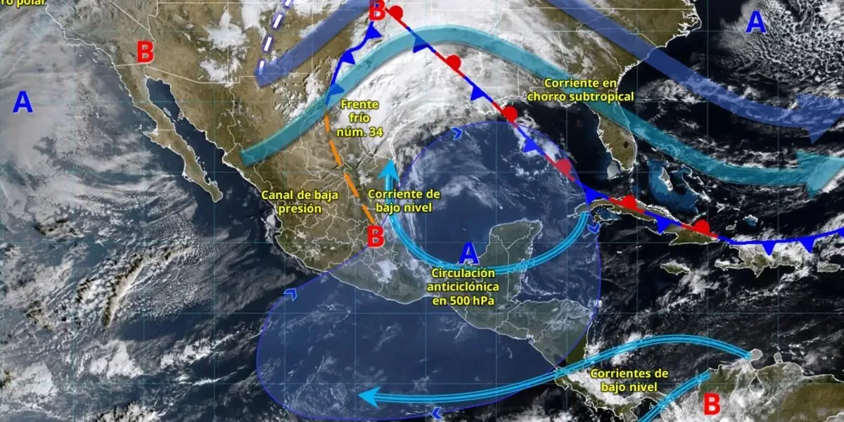 Se esperan lluvias en el norte y temperaturas de hasta 45 grados en el sur del país.