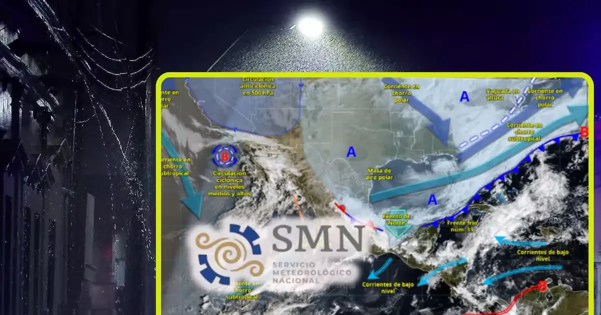 Se prevén heladas de -5 °C y posibles nevadas en zonas montañosas.