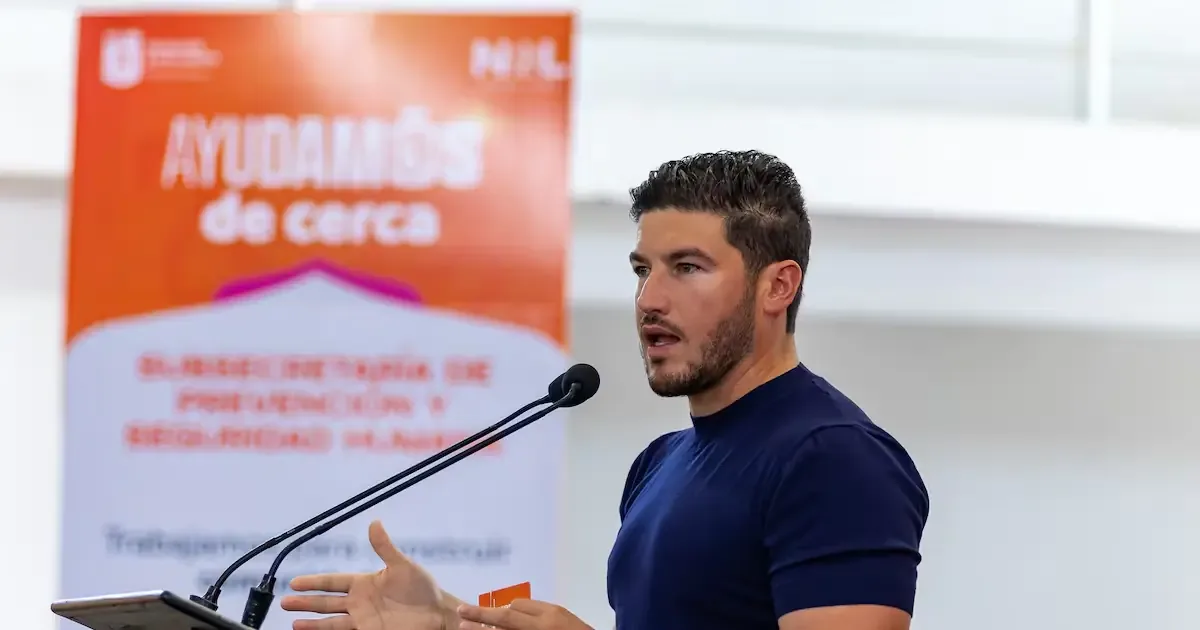 Samuel García destaca la disminución histórica de la criminalidad en la entidad, pero critica la situación en Escobedo.
