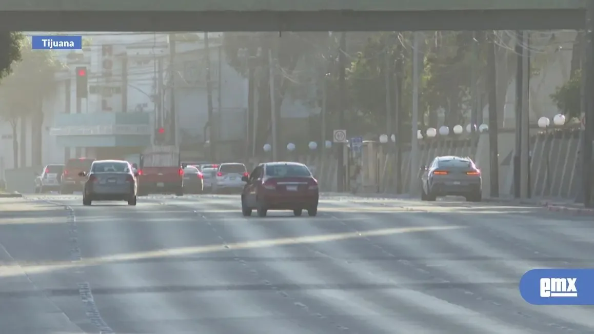 Semovis reporta una fuerte reducción en el tráfico vehicular en Tijuana.
