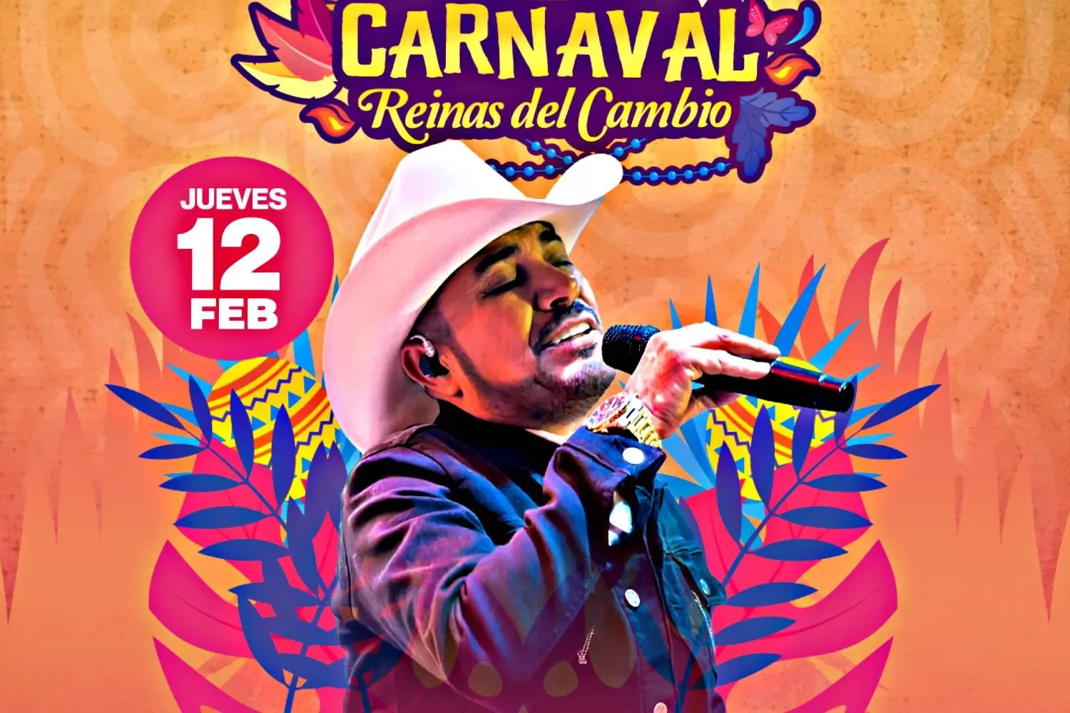 Sergio Mendivil actuará en el Carnaval La Paz 2026 el 12 de febrero.