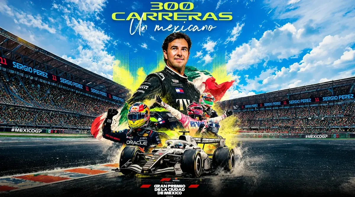 Checo Pérez se une a un selecto grupo de pilotos al alcanzar 300 carreras en la Fórmula 1, un evento significativo en su carrera deportiva.