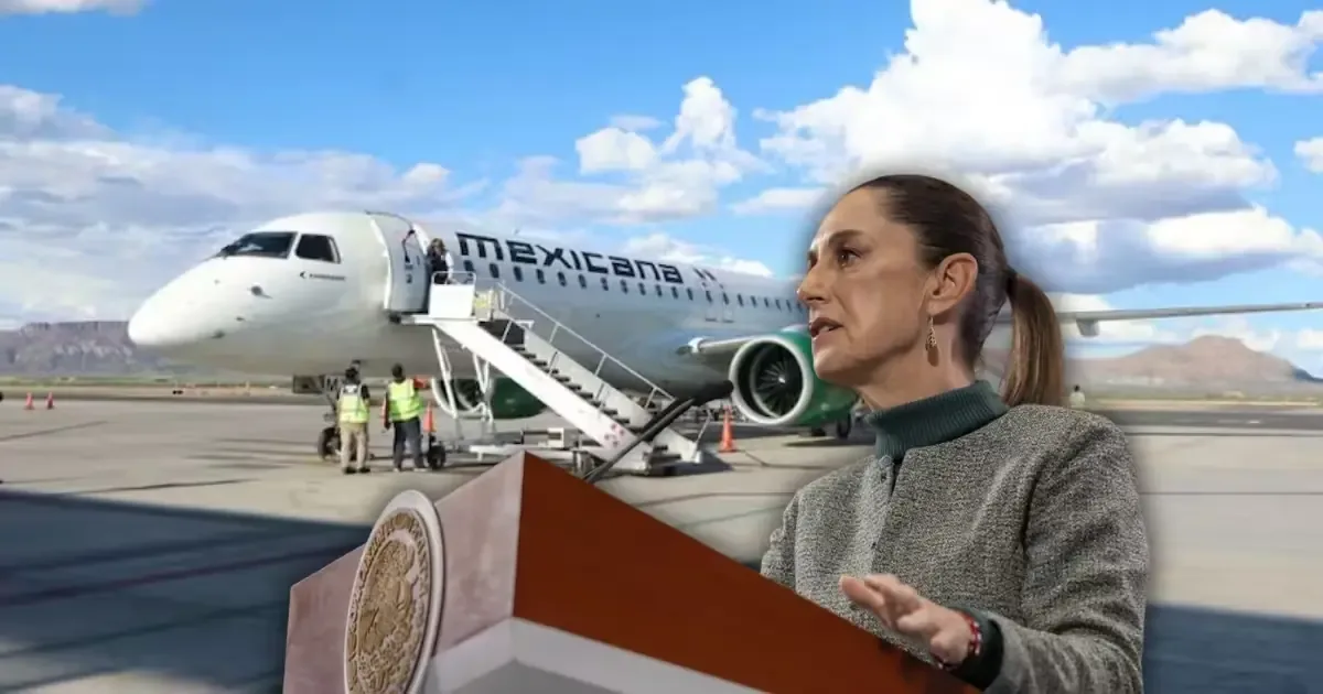 La Presidenta mexicana confirma la necesidad de completar la flota para lograr la operatividad óptima.