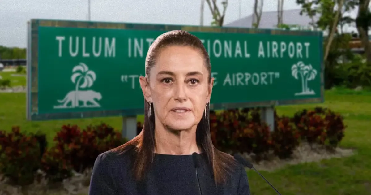 La presidenta Claudia Sheinbaum asegura que se implementará un plan para revitalizar el tráfico aéreo en Tulum.