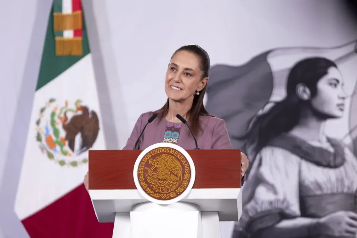 La mandataria expone factores que fortalecen la estabilidad política en México.