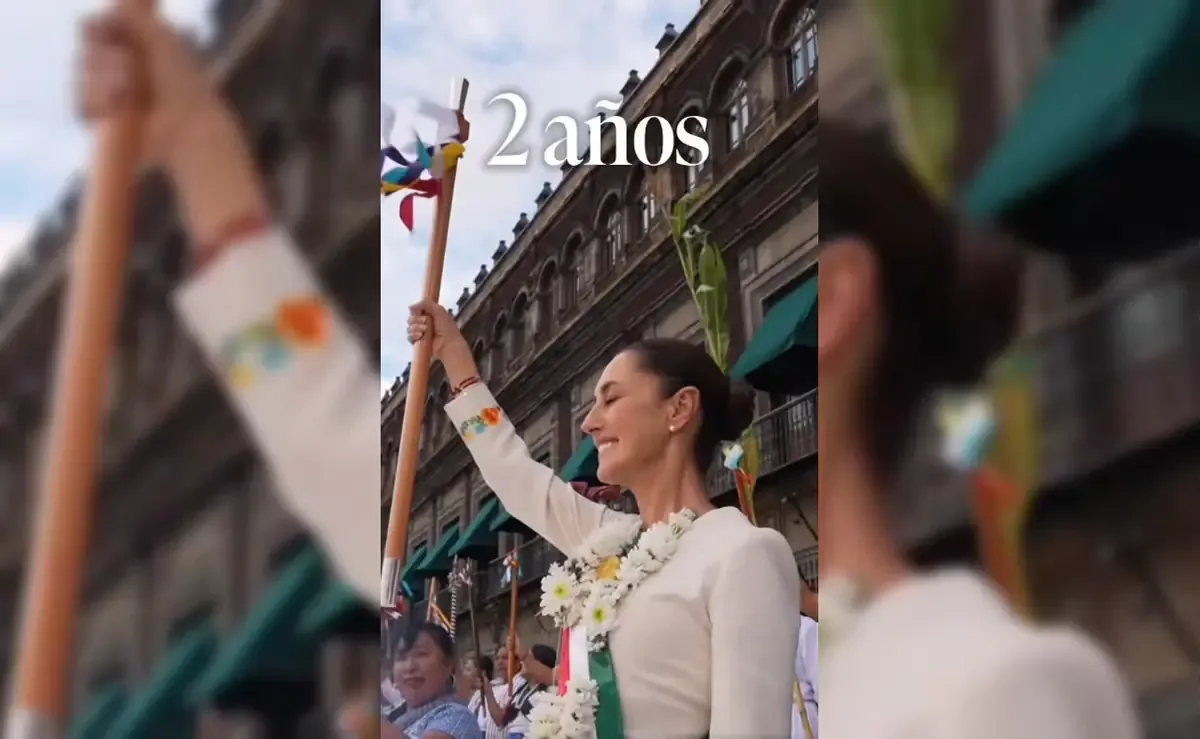 La mandataria destaca los logros y retos en su segundo aniversario al frente del gobierno.