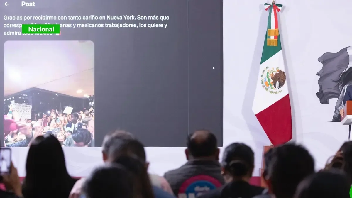 La mandataria denuncia la viralización de publicaciones que afectan la imagen de los mexicanos en el extranjero.