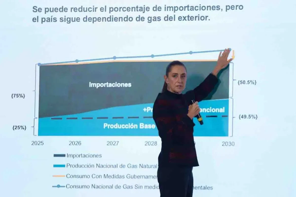 La presidenta establece criterios para la explotación de gas no convencional, priorizando recursos hídricos no comprometidos.