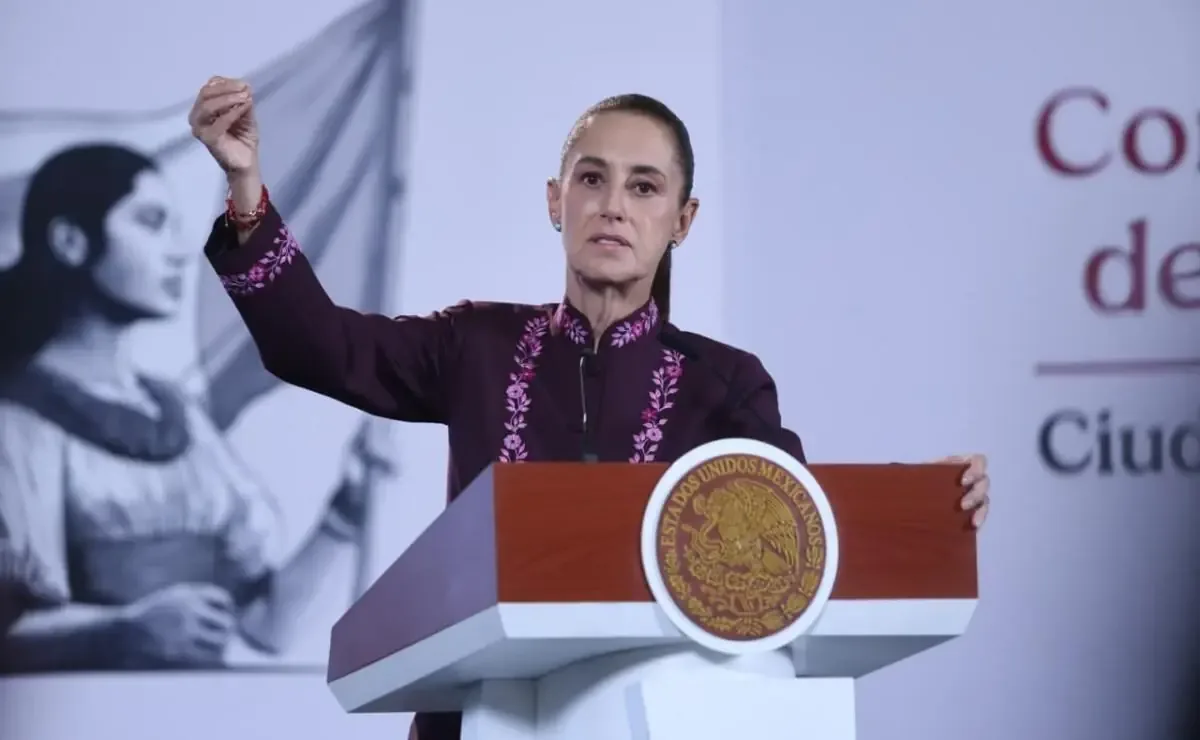 La presidenta de México desvirtúa afirmaciones sobre presiones externas en elecciones internas de Morena.