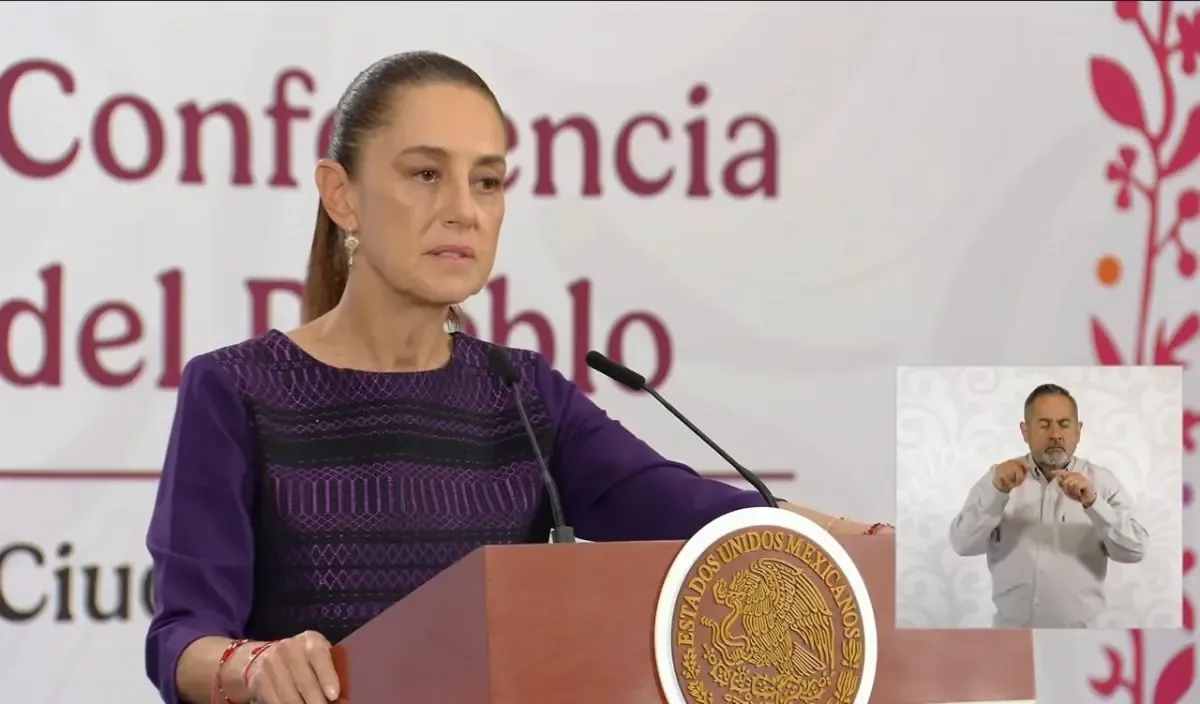 Sheinbaum defiende postura sobre la responsabilidad de autoridades federales en operativos de seguridad.
