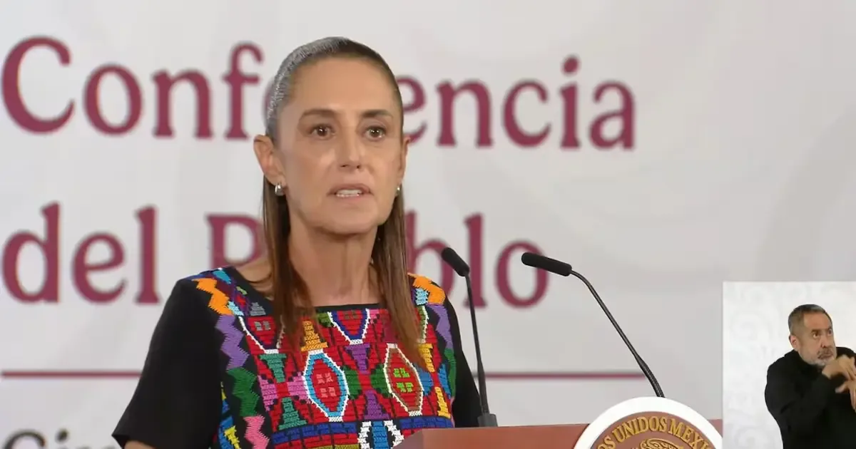 La presidenta de México advierte sobre posibles manipulación en la política interna del país.