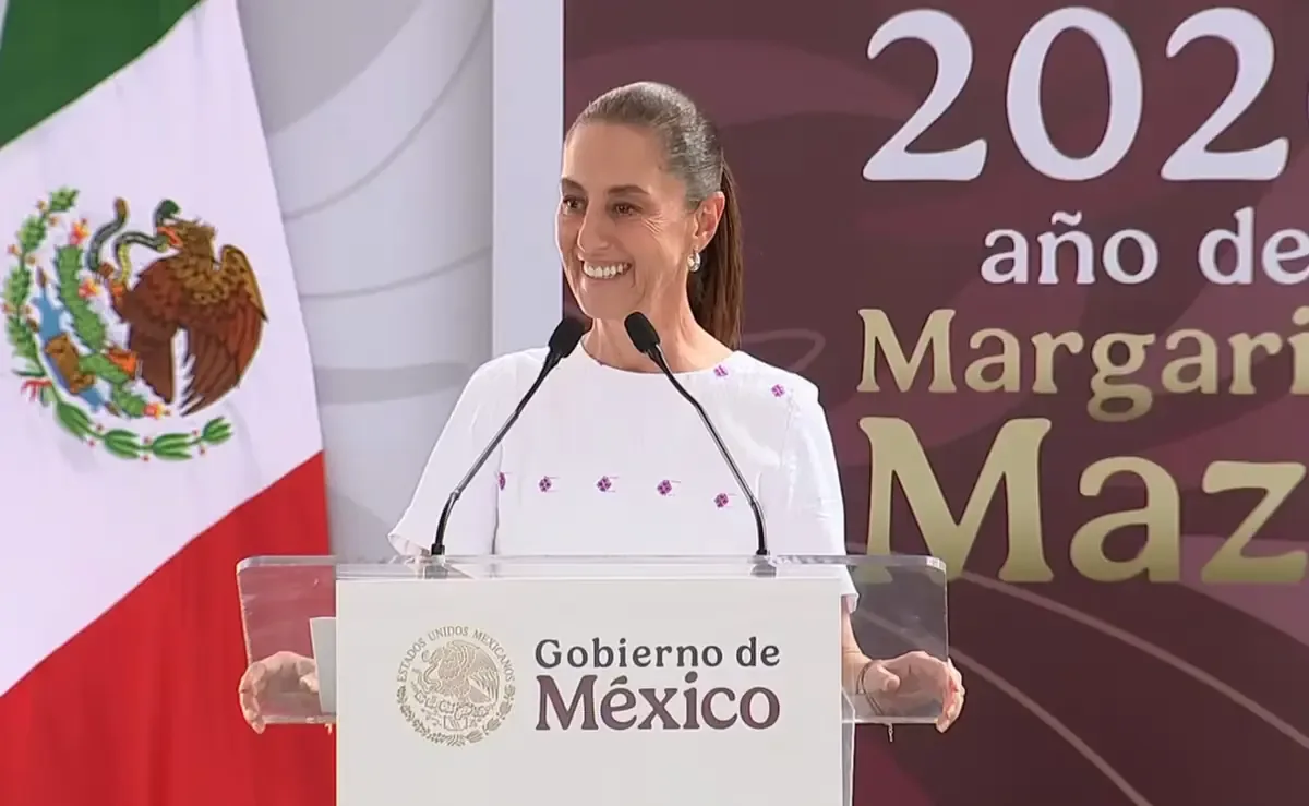La presidenta de México destaca la importancia de la relación bilateral durante su informe en Nuevo León.