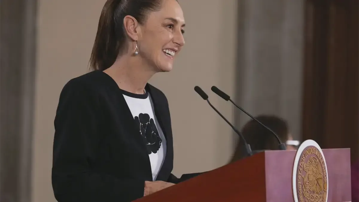 La presidenta de México abordó la economía y la relación con EE.UU. en La Mañanera.