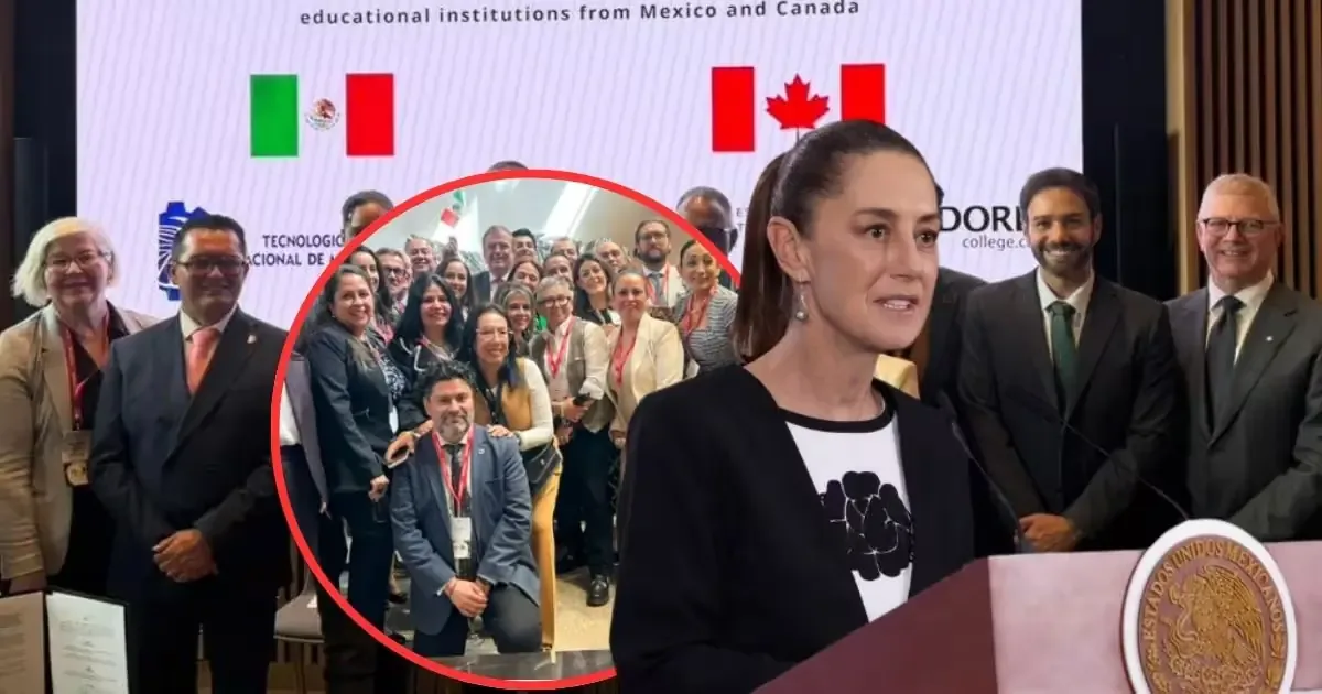 La presidenta resalta el crecimiento de inversiones bilaterales entre México y Canadá.