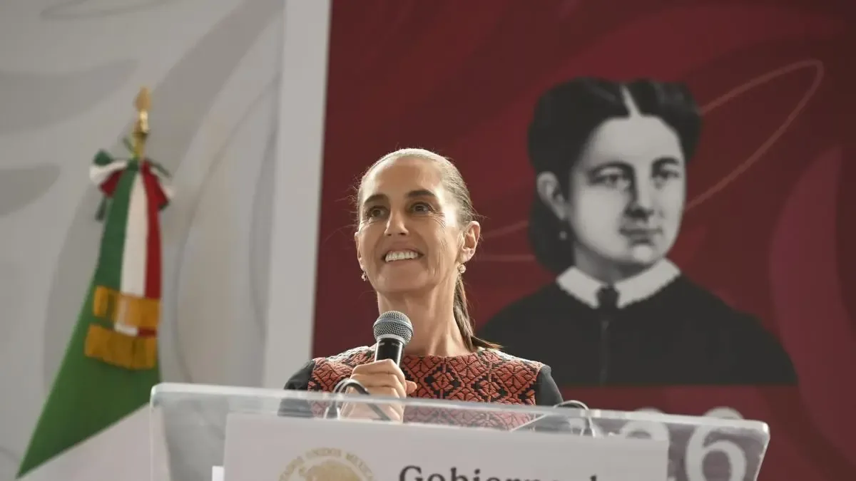 La Presidenta de México subraya la importancia del bienestar para asegurar la libertad del pueblo.