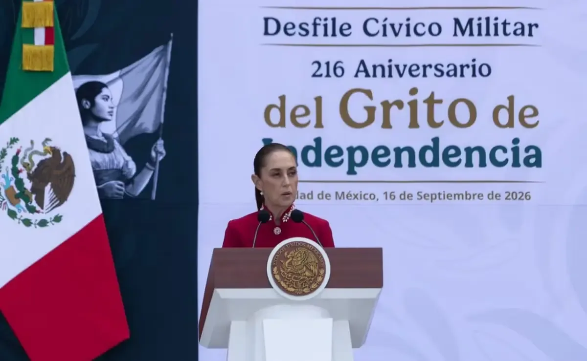 En el Desfile Cívico Militar, la presidenta resaltó la lucha histórica por la independencia y la soberanía nacional.