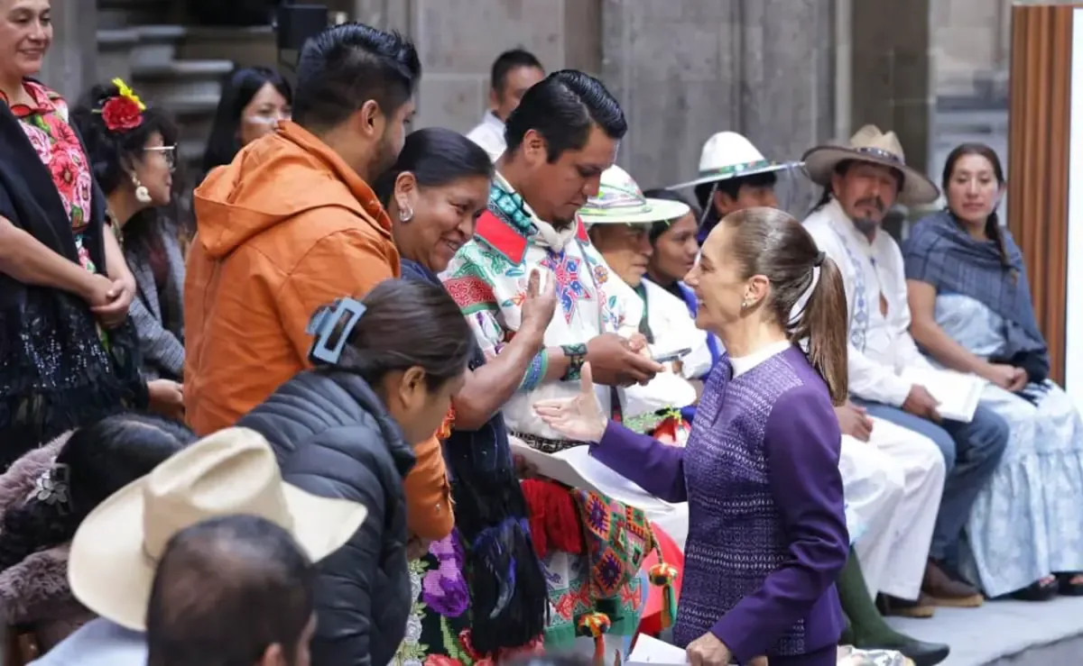 La presidenta destaca la consulta indígena para la nueva ley y el FAISPIAM.