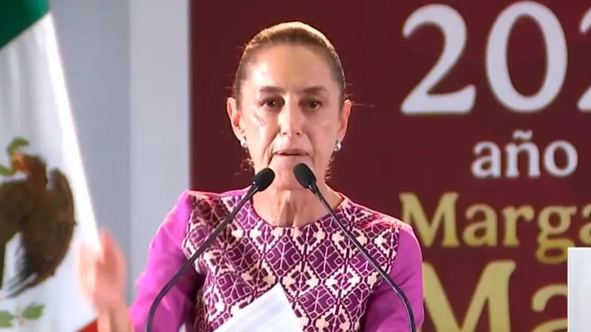 La presidenta de México destaca logros en derechos sociales y aumento del salario mínimo durante su gobierno.
