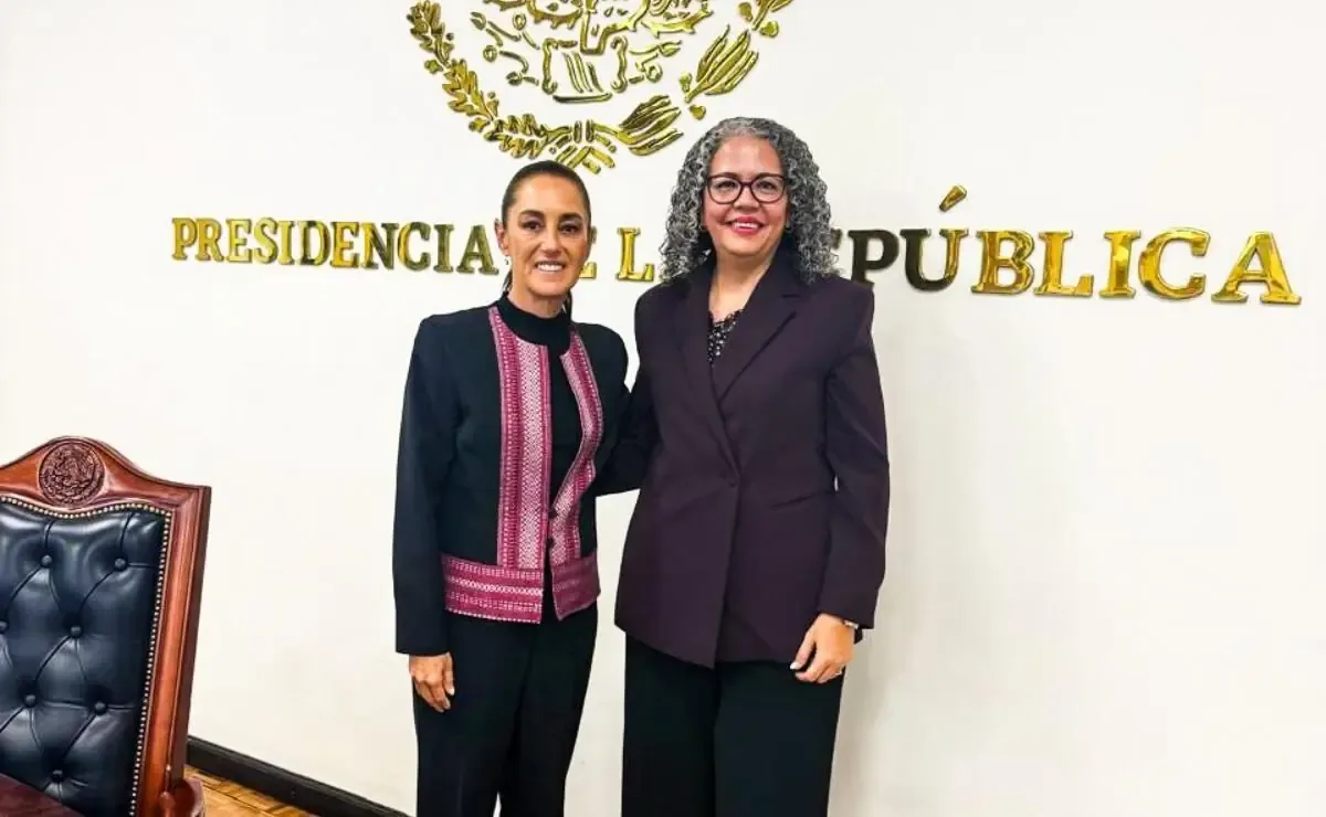 El encuentro marca la primera reunión entre la presidenta y la gobernadora interina tras la licencia del gobernador Rocha.