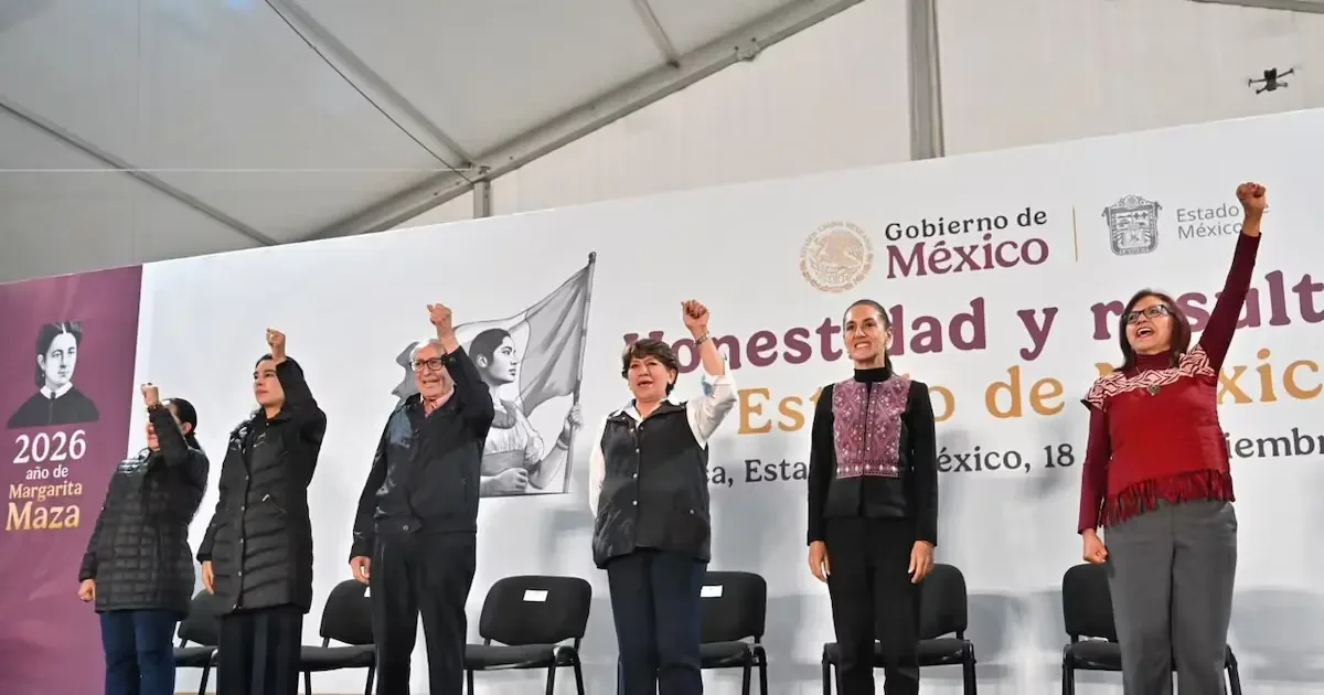 Las mandatarias reafirmaron su compromiso de trabajo conjunto para el bienestar del Estado de México.