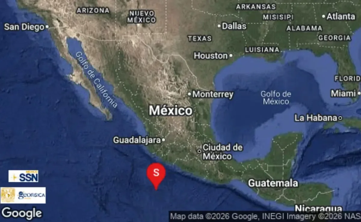Un sismo de magnitud 5.5 se sintió en la costa de Michoacán sin causar daños hasta el momento.
